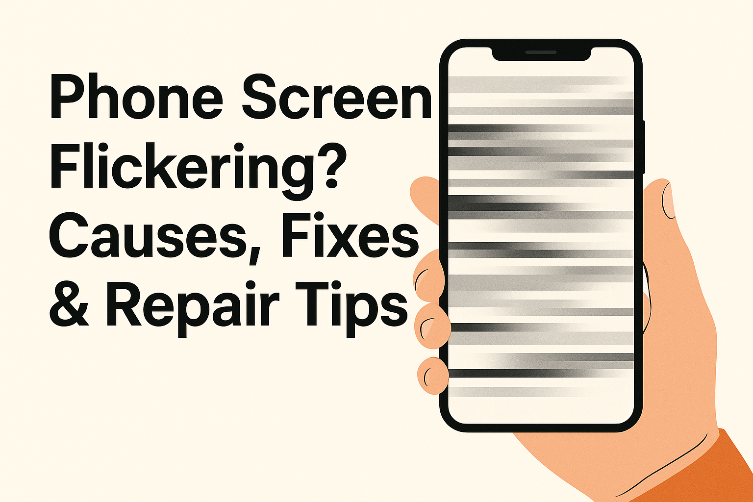 Phone Screen Flickering? Causes, Fixes & Repair Tips
